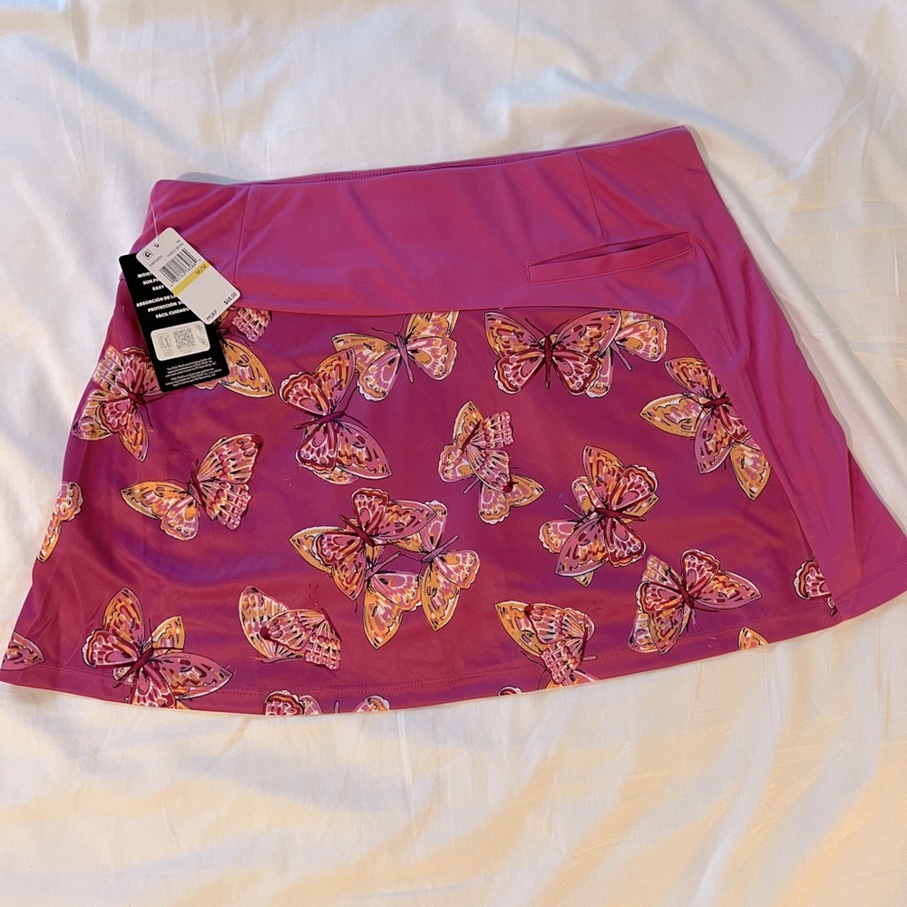 NEW OFFICIAL PGA TOUR Purple Orchid Golf Skort, size Medium